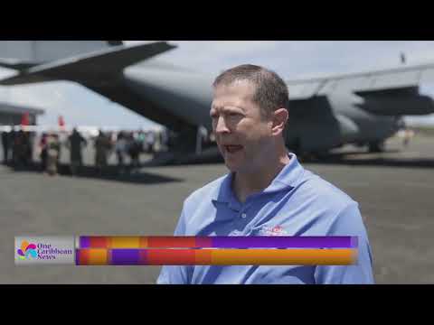 Hurricane Hunting Plane Arrives in Puerto Rico