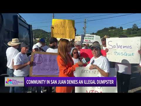 Community in San Juan, Puerto Rico Denies Illegal Dumpster