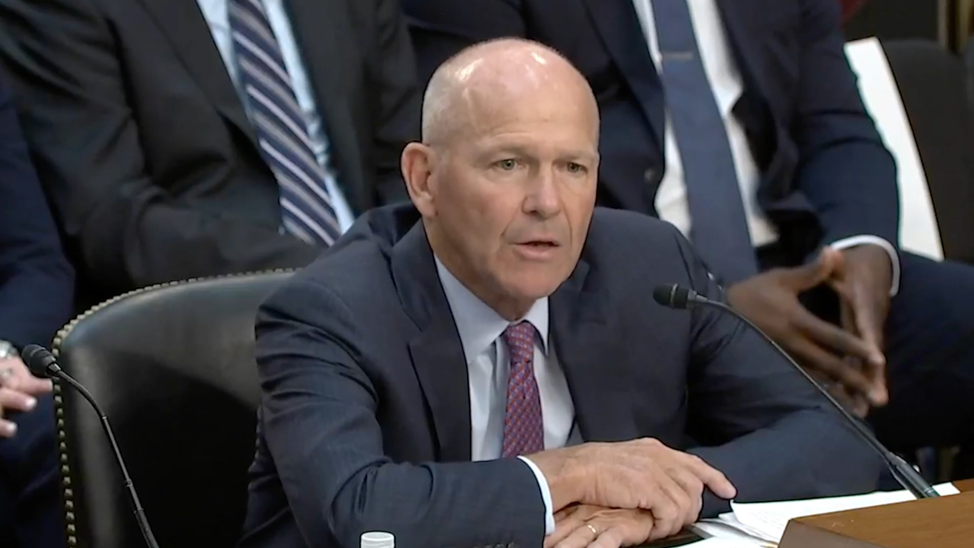 Boeing CEO Grilled by Senators, Family Members of Victims During Tense Hearing