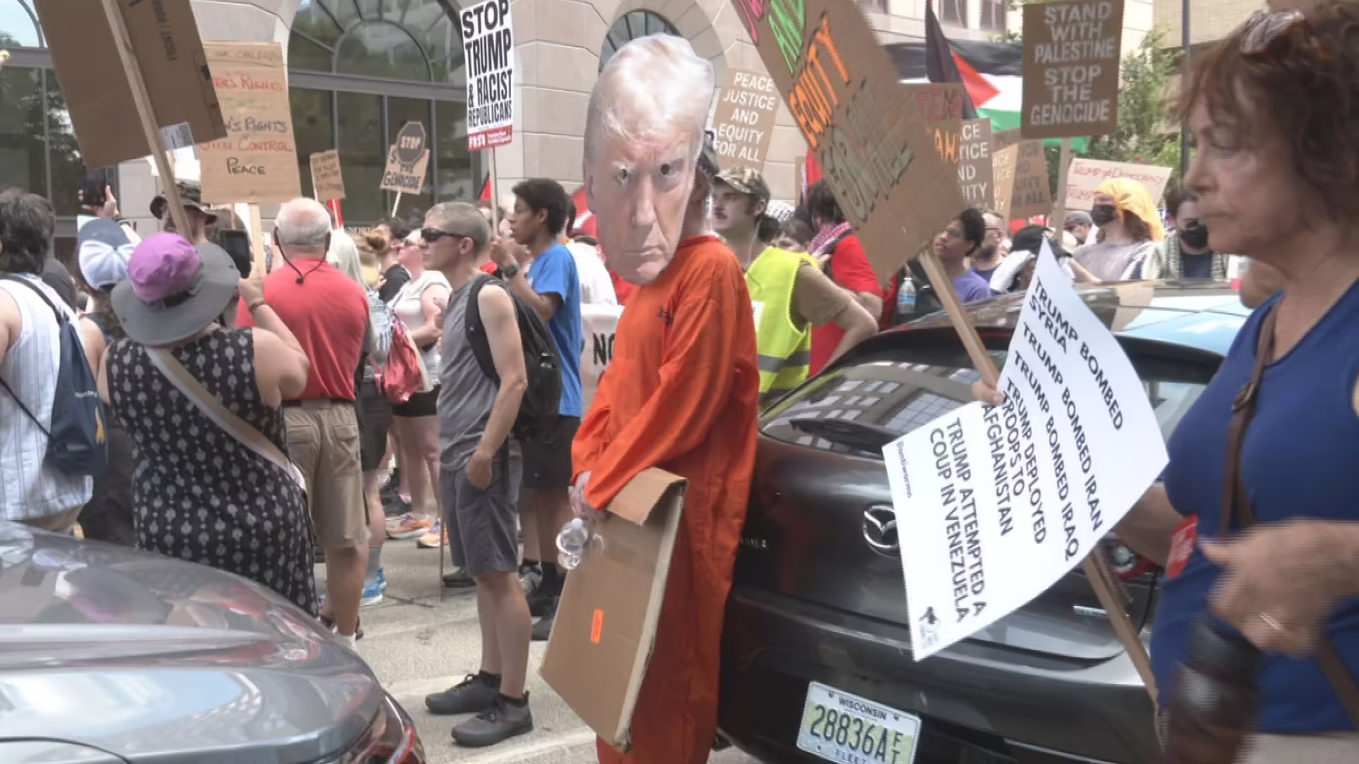 Protesters Rally Outside of Republican National Convention